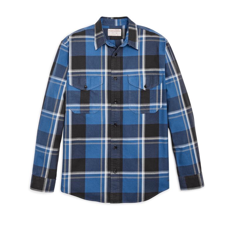 Lightweight Alaskan Guide Shirt - Blue / Faded Black / White Plaid