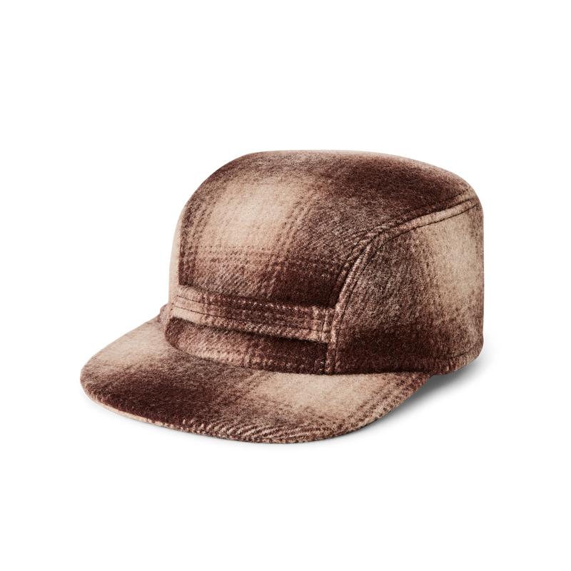 Mackinaw Wool Cap - Brown / Tan Ombre