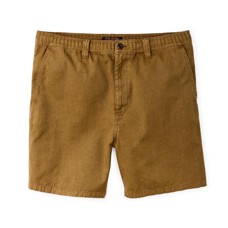 Oakville Canvas Shorts - Bronze Brown