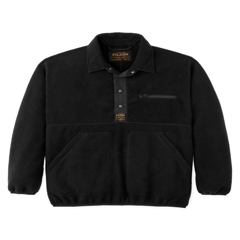 Pile Fleece Pullover - Black