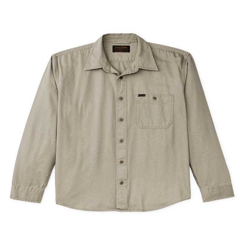 Shipwright Fine Twill Shirt - Gray Khaki