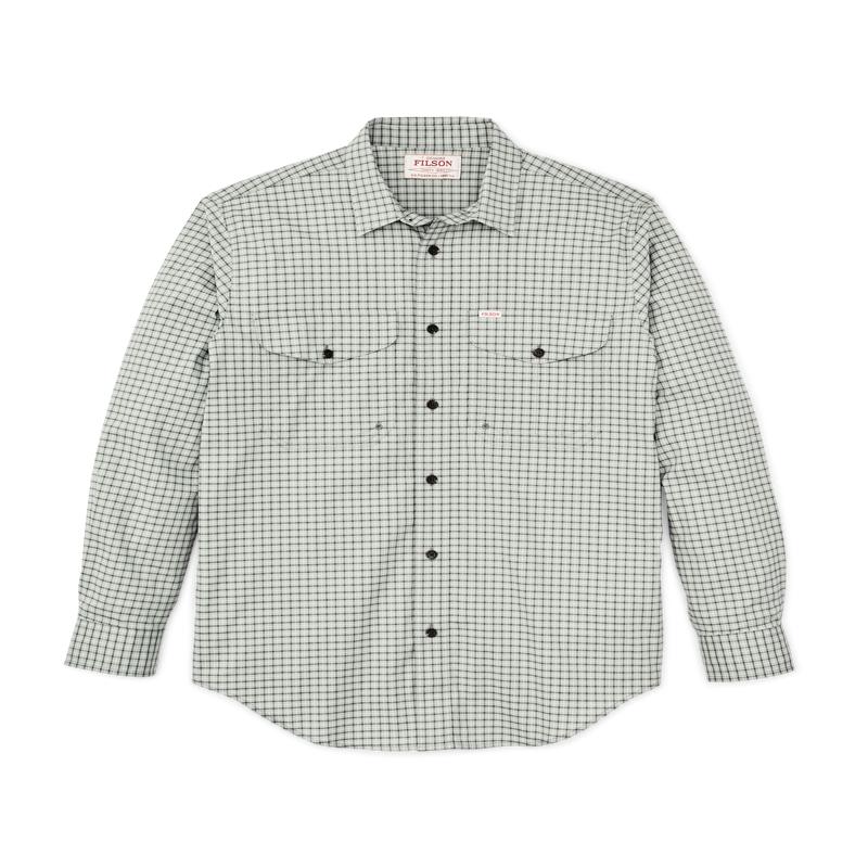 Twin Lakes Sport Shirt - Gray / Olive Check