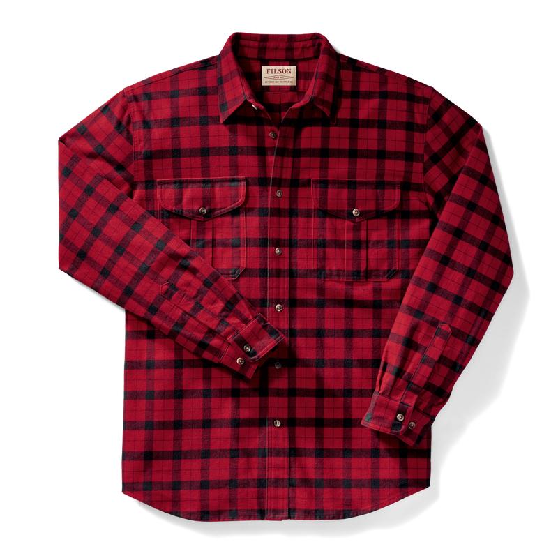 Alaskan Guide Shirt - Extra Long - Red/black Plaid