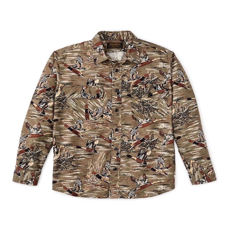 Field Flannel Shirt - Brown / Marsh Mallards