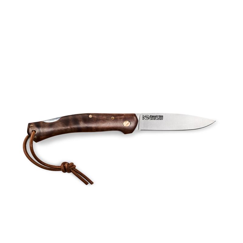 Filson X Casstrm Lars Flt Folding Knife - Quilted Maple