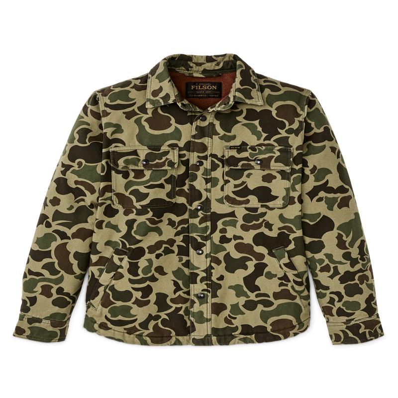 Fleece Lined Jac-shirt - Tundra Shrub Camo