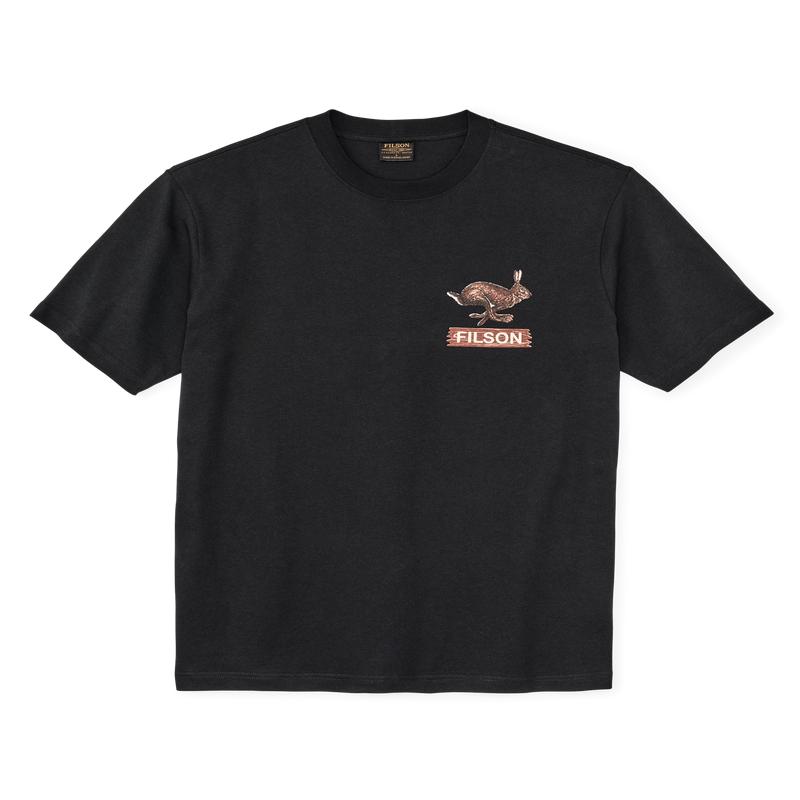 Hare Chase Graphic T-shirt - Black / Hare Chase