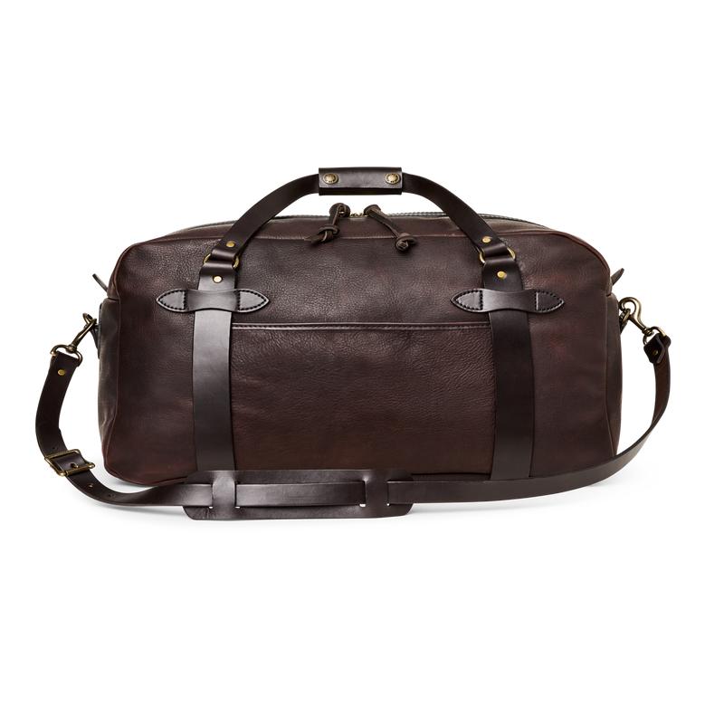 Heritage Leather Medium Duffle Bag - Ballard Brown