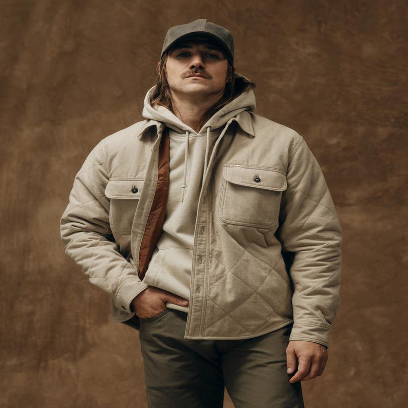 Insulated Flannel Shirt - Warm Khaki