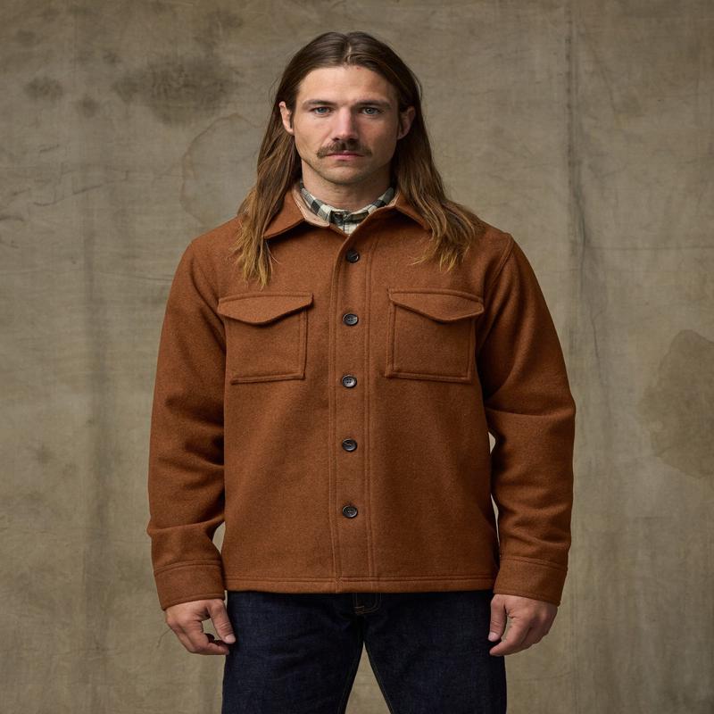 Mackinaw Wool Jac-shirt - Chessie Tan