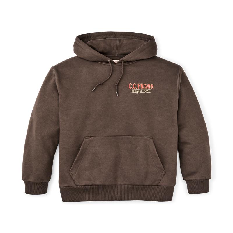 Prospector Graphic Hoodie - Dark Brown / Logging