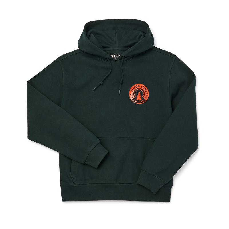 Prospector Graphic Hoodie - Green/fir Tree
