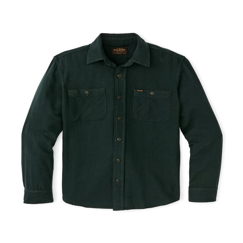 The Rangeland Flannel Shirt - Forest Green