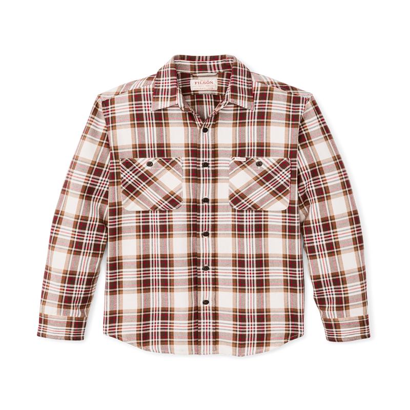 The Rangeland Flannel Shirt - Red / Brown Plaid