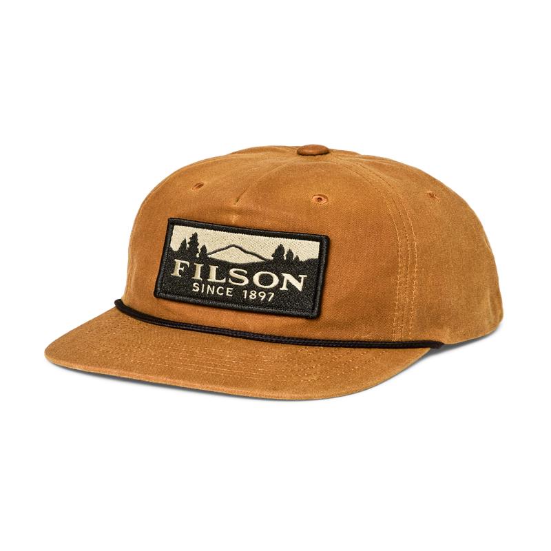 Waxed Trucker Cap - Gold Brown / Scenic