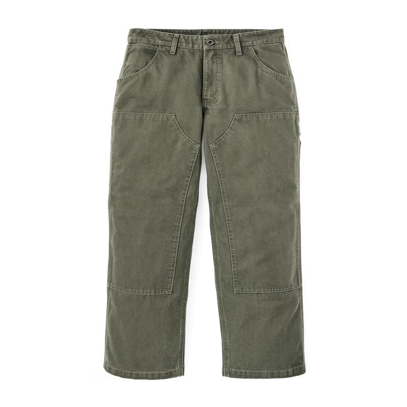 Women's Canvas Work Pants - Dark Olive