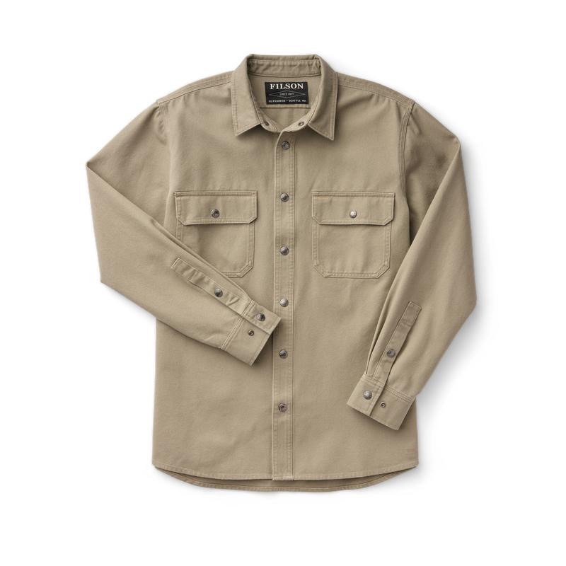 Canvas Work Shirt - Gravel Taupe