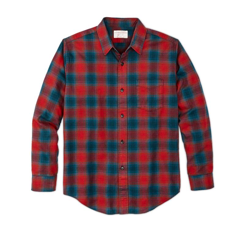 Flannel Service Shirt - Smoked Red / Legion Blue Plaid