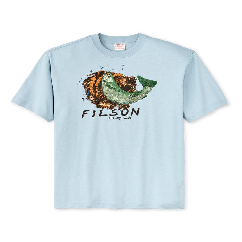 Frontier Graphic T-shirt - Dust Blue / Dinner
