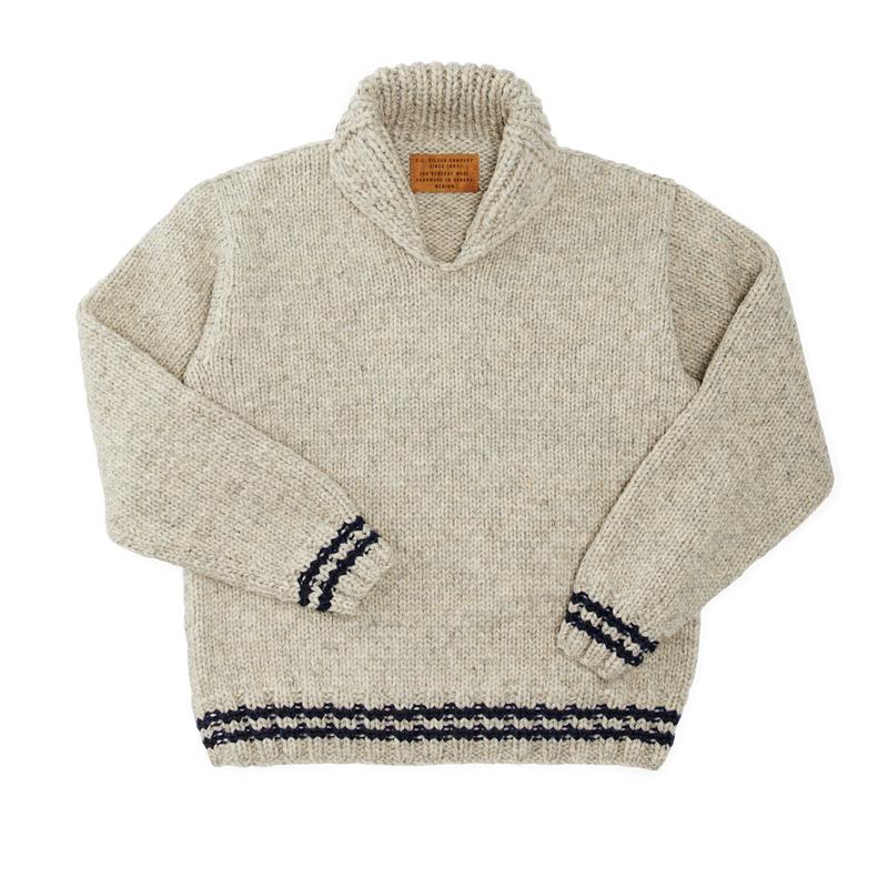 Handmade Pullover Sweater - Natural / Fish