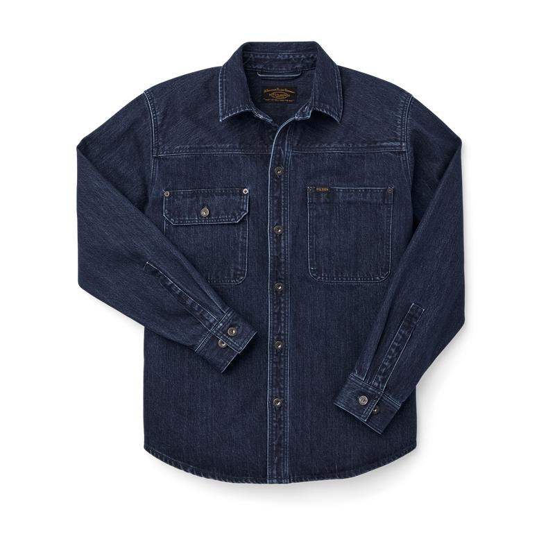 Heavyweight Denim Work Shirt - Rinse Indigo