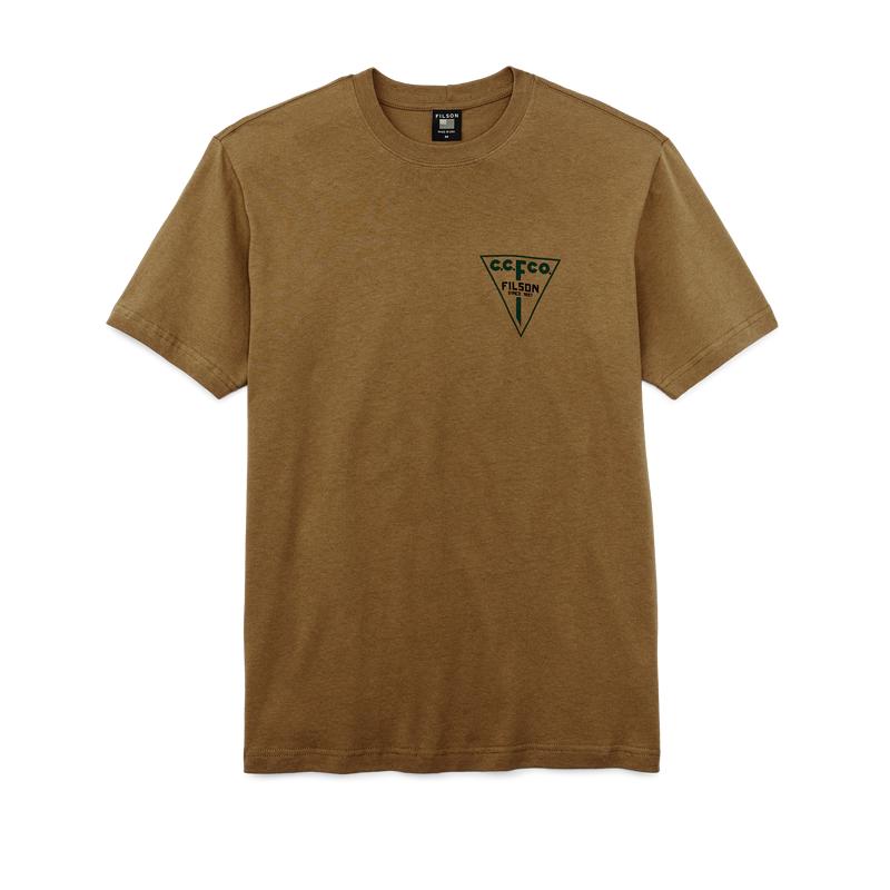 Pioneer Graphic T-shirt - Gold Ochre / Captain