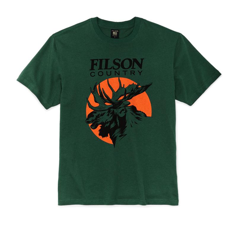Pioneer Graphic T-shirt - Green / Moose