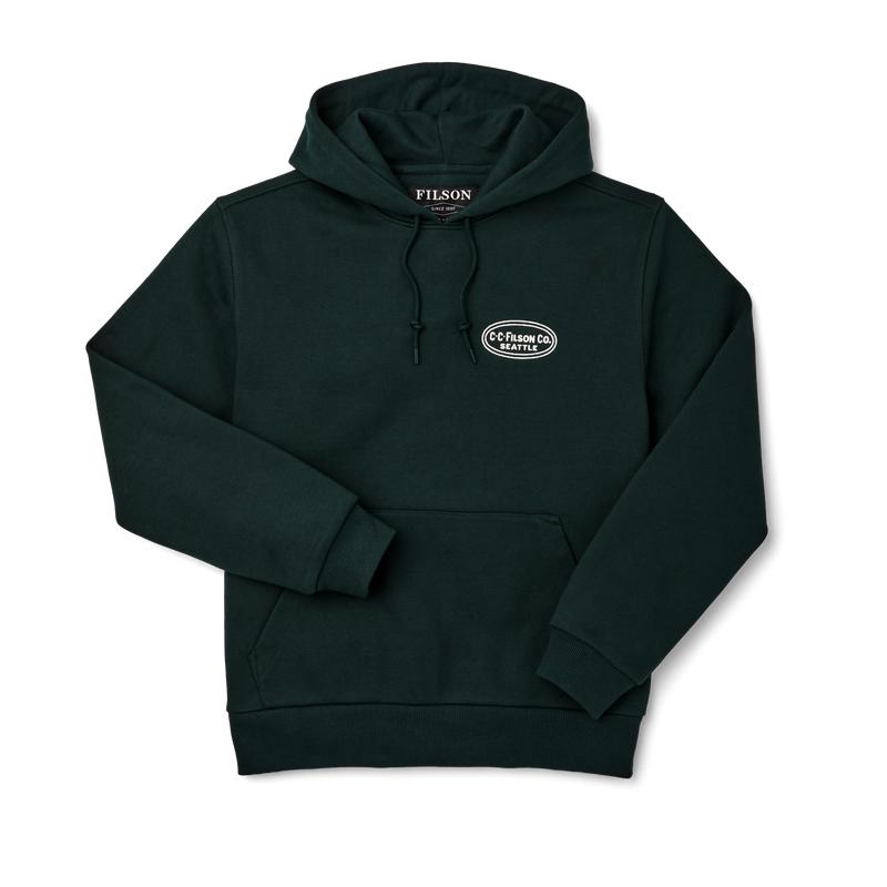 Prospector Embroidered Hoodie - Fir Oval