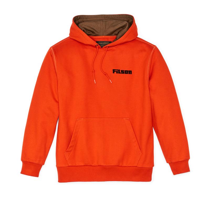 Prospector Graphic Hoodie - Flame / Grizzly