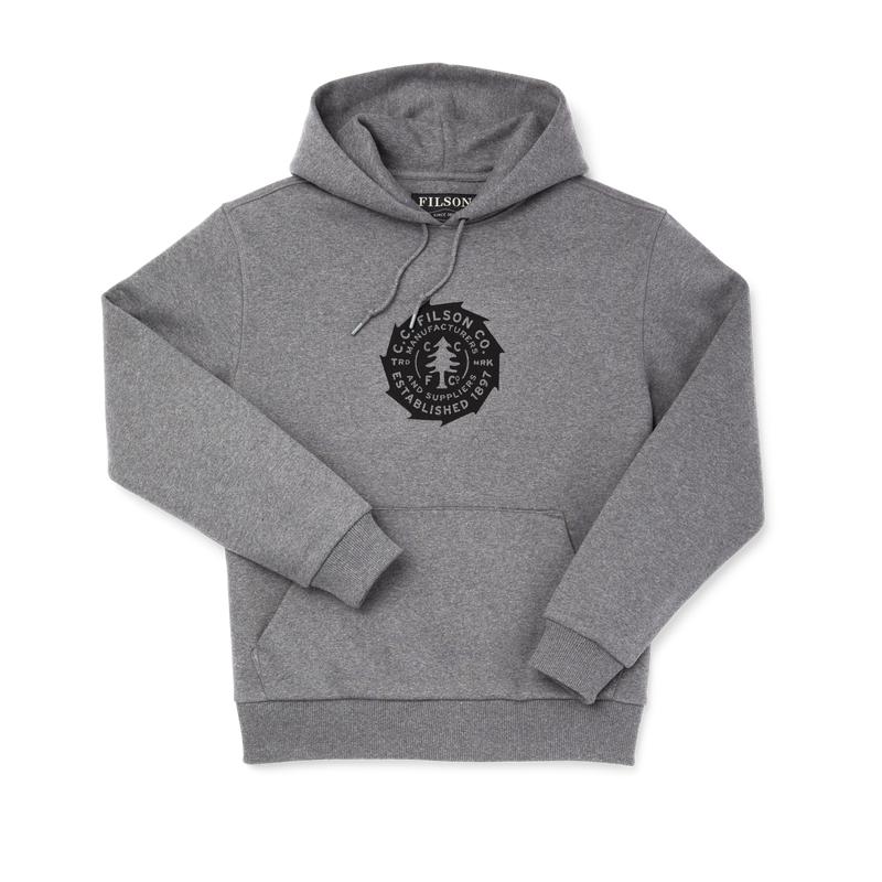 Prospector Graphic Hoodie - Heather Grey / Saw Blade