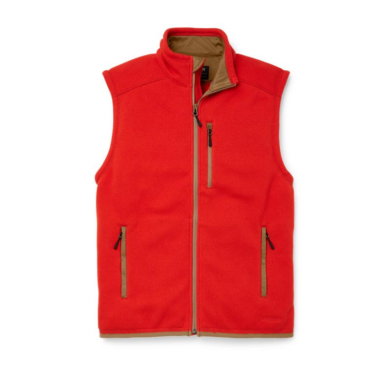 Ridgeway Fleece Vest - Steelhead Red