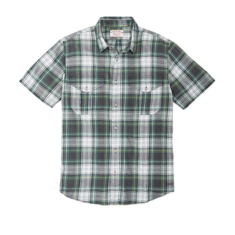 Short Sleeve Lightweight Alaskan Guide Shirt  - Ink Blue / North Sea