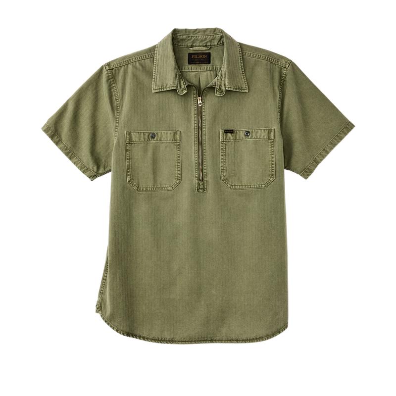 Short Sleeve Mechanic Shirt - Moss