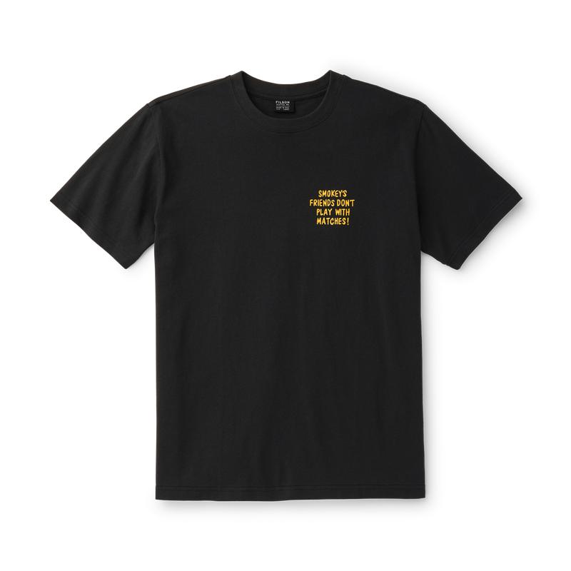 Smokey Bear T-shirt - Faded Black