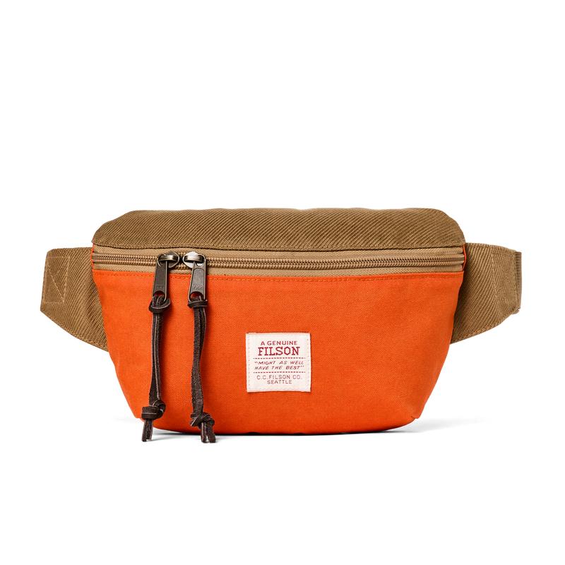 Surveyor Crossbody Pack - Dark Tan / Flame