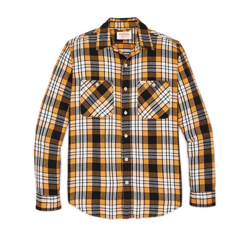 The Rangeland Flannel Shirt - Yellow / Faded Black Plaid