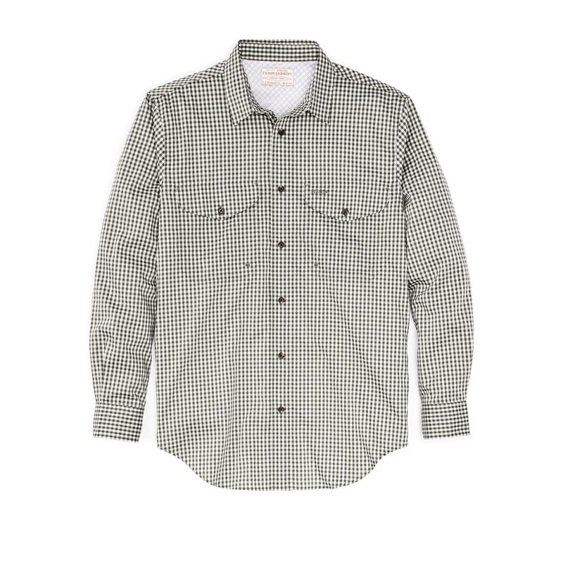 Twin Lakes Sport Shirt - Service Green Check