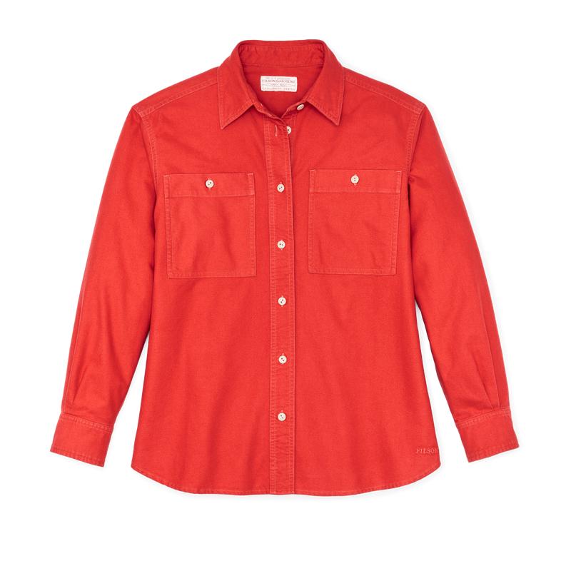 Women's Field Chamois Shirt - Scarlet Red