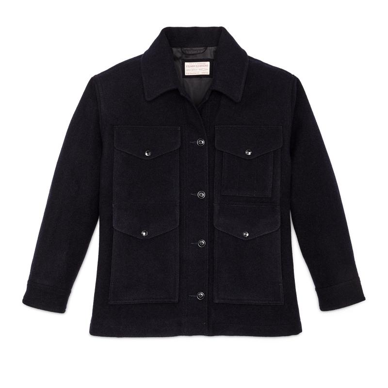 Women's Mackinaw Wool Cruiser Jacket - Navy