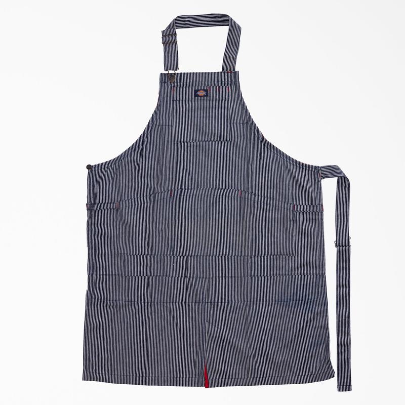 Hickory Stripe Canvas Work Apron
