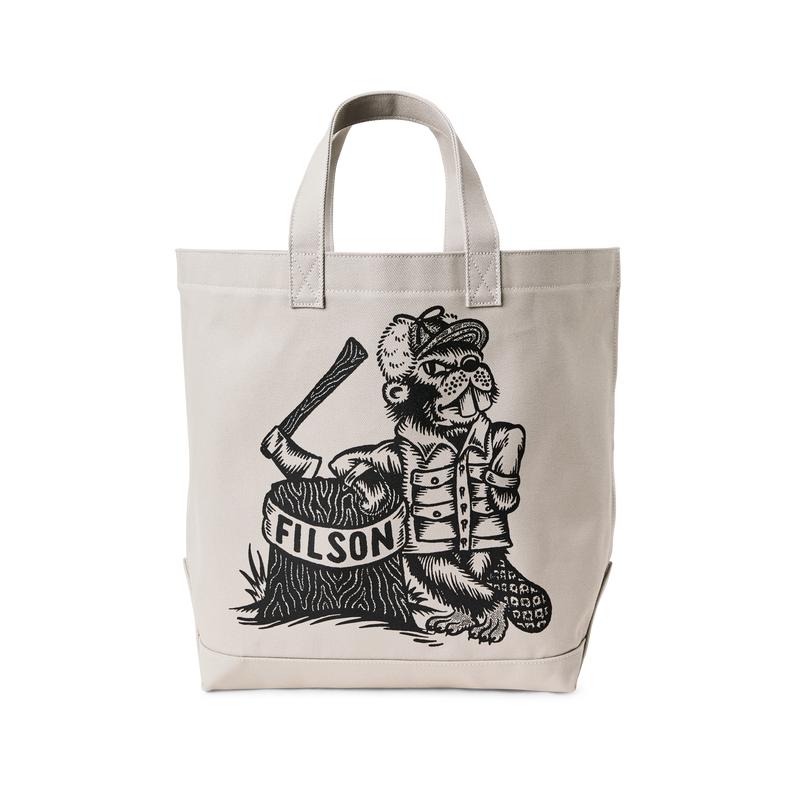 Kyler Martz Graphic Utility Tote - Twine / Beaver