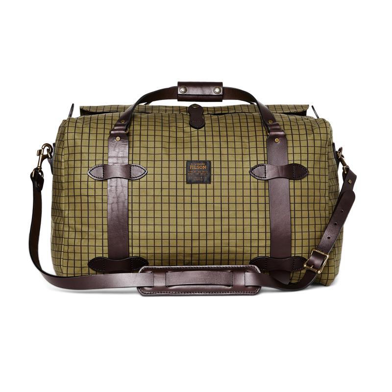 Oil Finish Tin Cloth Duffle  - Flyway Green