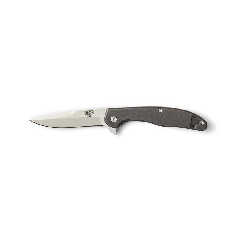 Titanium Frame-lock Knife - Silver
