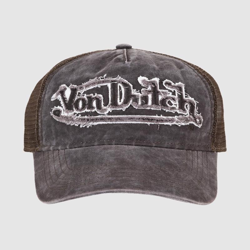 Destroyed Twill Logo Dad Cap