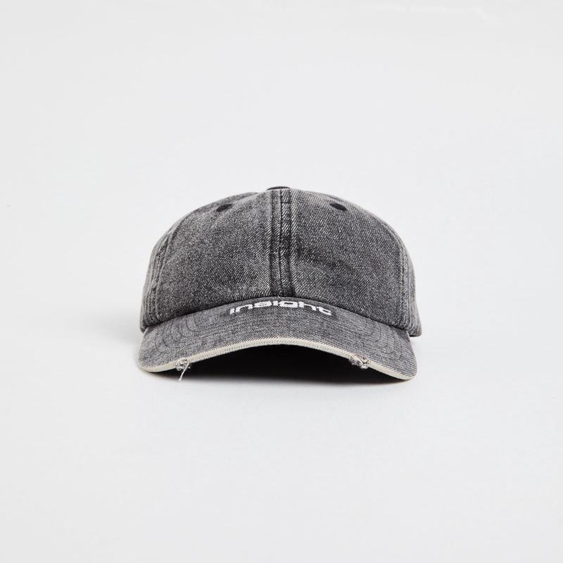 Distressed Denim Cap