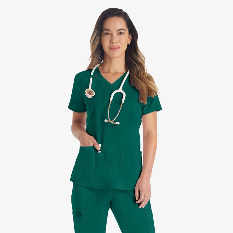 Women's EDS Essentials V-Neck Scrub Top