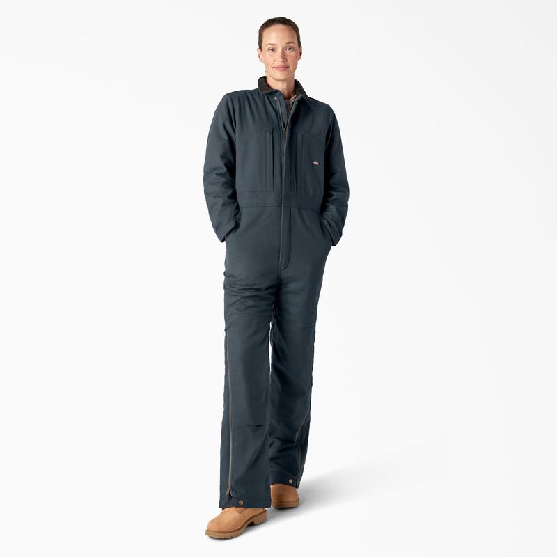 Womens Insulated Duck Canvas Coveralls