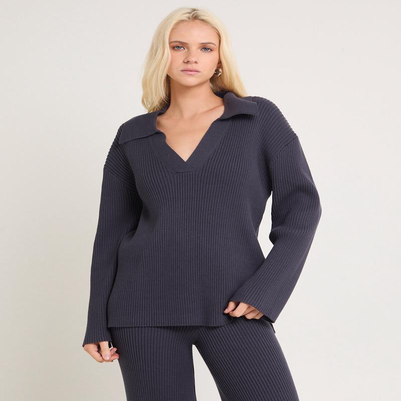 Stella Ribbed Knit Sweater