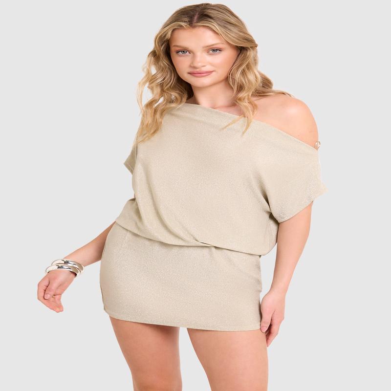 Carrie Off Shoulder Mini Dress