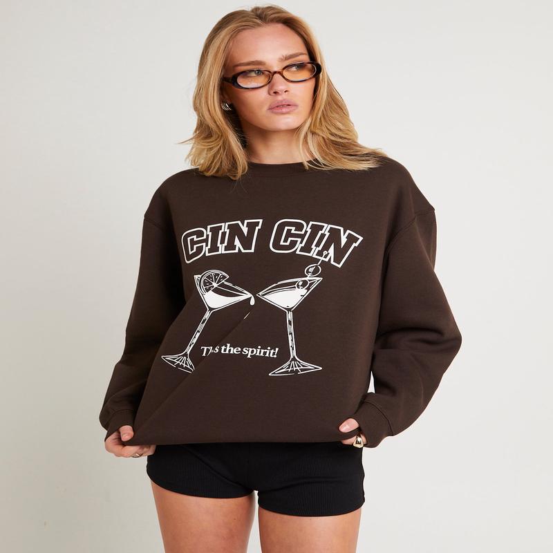Cin Cin Oversized Fleece Jumper